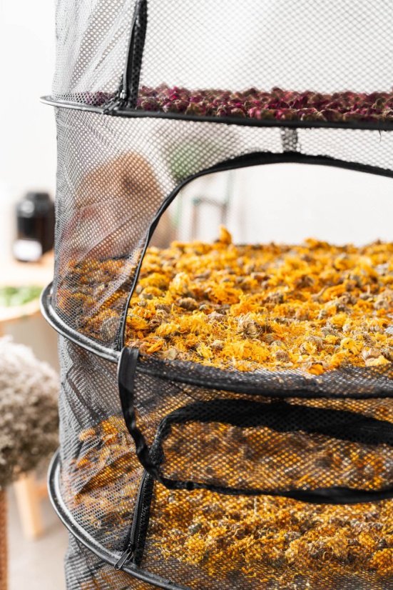 Sušicí síť Clever Grow černá se zipem 6 pater