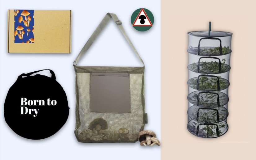 Darčekové balenie: Hurá na huby – veľké - Vyberte farbu siete: čierna