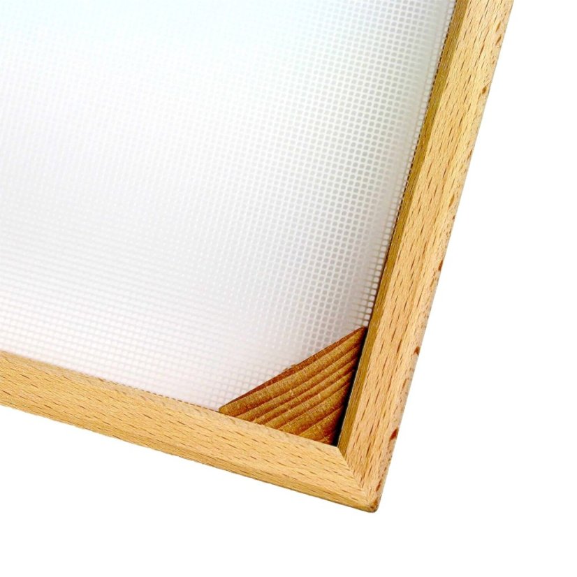 Fa szárítóállvány fűszernövények, gombák, zöldségek és gombák számára – 50x50 cm