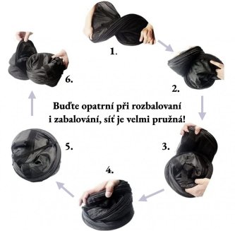 Jak složit sušicí síť zpátky do obalu