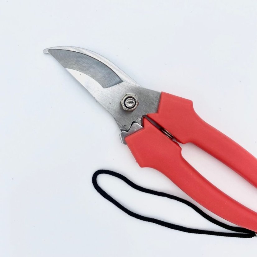 Könnyű, rozsdamentes acél virág- és gyógynövényolló 18 cm