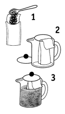 Pliculeț de ceai 100 buc, mărimea M pentru 1,5 l de apă