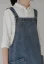Șorț de grădinărit din denim prespălat