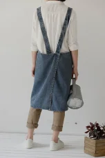 Zahradnická zástěra z praného denimu