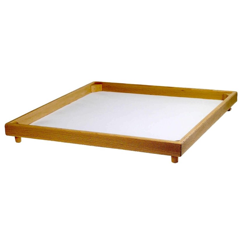 Fa szárítóállvány fűszernövények, gombák, zöldségek és gombák számára – 50x50 cm