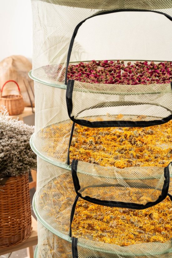 Sušicí síť Clever Grow Max zelená se zipem 8 pater