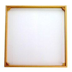 Fából készült szárítóállvány fűszernövények, gombák, zöldségek és gombák számára, 3 szintes – 50x50 cm