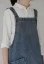 Șorț de grădinărit din denim prespălat