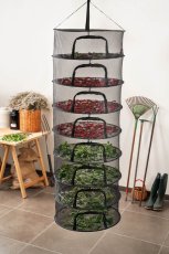 Sušiaca sieť Clever Grow Max čierna so zipsom 8 úrovní