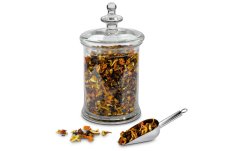 Borcan de sticlă pentru 1 kg de ierburi uscate sau ceai