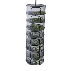 Sušicí síť Clever Grow Max černá se zipem 8 pater