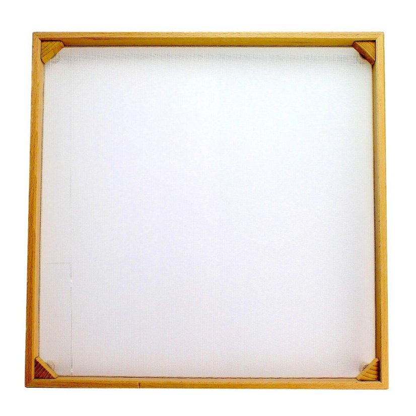 Fa szárítóállvány fűszernövények, gombák, zöldségek és gombák számára – 50x50 cm