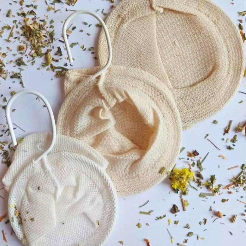 Pamut teaszűrő, különböző méretekben - Vyberte velikost: XL – 9 cm x 13 cm