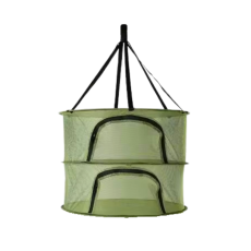 Plasa de uscare cu fermoar, Clever Grow, verde, 2 straturi